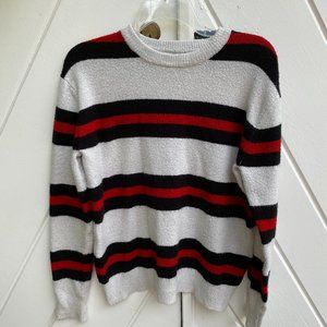 Oversized Retro Stripe Sweater